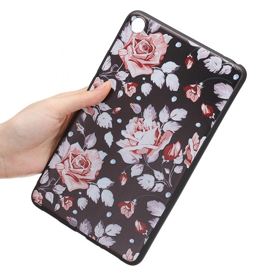 TPU Back Case Cover Tablet Case for Mipad 4 - Rose Version