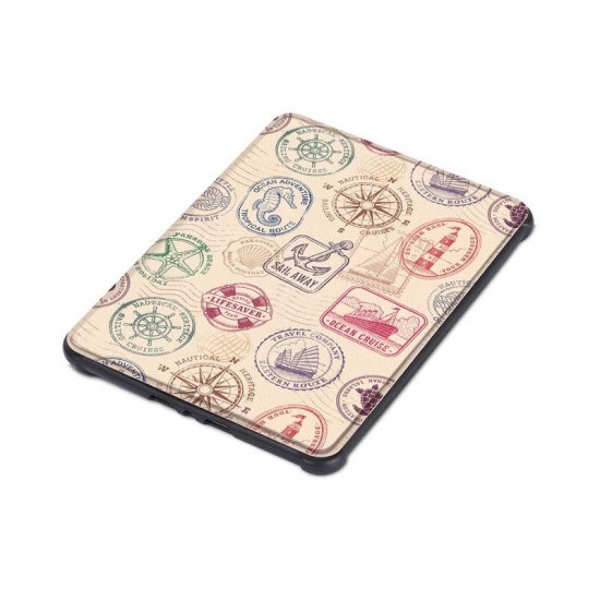 TPU Printing Tablet Case Cover for Kindle Paperwhite4 - Stamp