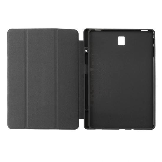 Tri-Fold PU Leather Folding Stand Tablet Case Cover for Samsung Tab S4