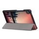 Tri-Fold Painted Dusk PU Leather Folding Stand Case for for 8 Inch Huawei MatePad T8 Tablet