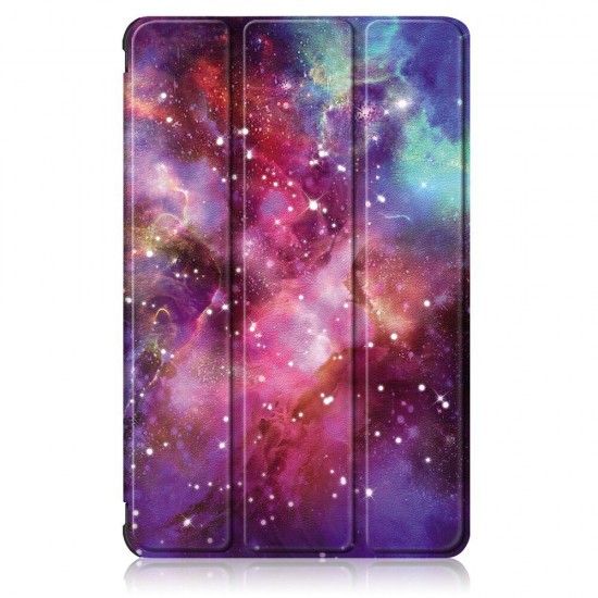 Tri-Fold Painted Galaxy PU Leather Folding Stand Case for 10.4 Inch Honor V6 Tablet Tri-Fold Painted Galaxy PU Leather Folding Stand Case for 10.4 Inch Honor V6 Tablet