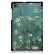 Tri-Fold Pringting Tablet Case Cover for Lenovo Tab M10 Plus Tablet - Apricot Blossom Version Tri-Fold Pringting Tablet Case Cover for Lenovo Tab M10 Plus Tablet - Apricot Blossom Version