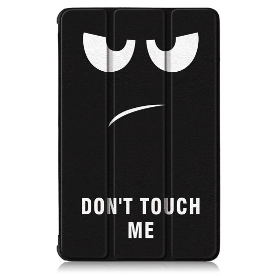 Tri-Fold Pringting Tablet Case Cover for Lenovo Tab M10 Plus Tablet - Big Eyes Version Tri-Fold Pringting Tablet Case Cover for Lenovo Tab M10 Plus Tablet - Big Eyes Version