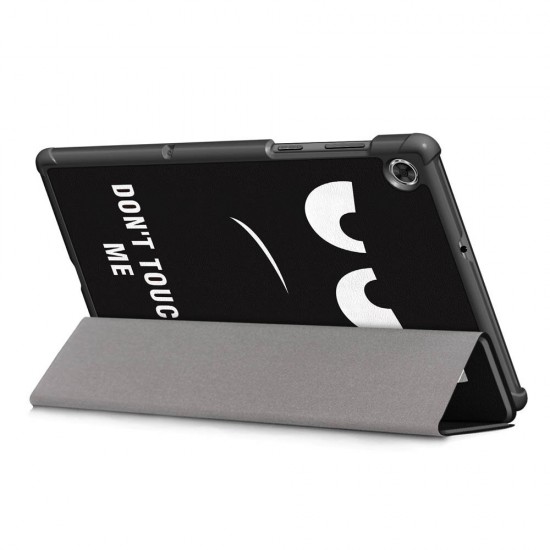Tri-Fold Pringting Tablet Case Cover for Lenovo Tab M10 Plus Tablet - Big Eyes Version Tri-Fold Pringting Tablet Case Cover for Lenovo Tab M10 Plus Tablet - Big Eyes Version