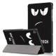 Tri-Fold Pringting Tablet Case Cover for Lenovo Tab M10 Plus Tablet - Big Eyes Version Tri-Fold Pringting Tablet Case Cover for Lenovo Tab M10 Plus Tablet - Big Eyes Version