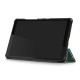 Tri-Fold Pringting Tablet Case Cover for Lenovo Tab M8 Tablet - Apricot Blossom Version