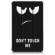 Tri-Fold Pringting Tablet Case Cover for Lenovo Tab M8 Tablet - Big Eyes Version Tri-Fold Pringting Tablet Case Cover for Lenovo Tab M8 Tablet - Big Eyes Version