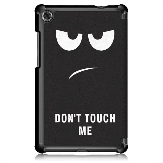 Tri-Fold Pringting Tablet Case Cover for Lenovo Tab M8 Tablet - Big Eyes Version Tri-Fold Pringting Tablet Case Cover for Lenovo Tab M8 Tablet - Big Eyes Version