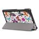 Tri-Fold Pringting Tablet Case Cover for Lenovo Tab M8 Tablet - Butterfly Version