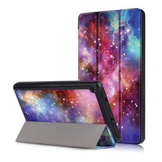 Tri-Fold Pringting Tablet Case Cover for New F ire HD 7 2019- The Milky Way Tri-Fold Pringting Tablet Case Cover for New F ire HD 7 2019- The Milky Way