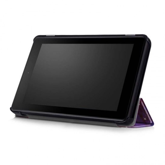 Tri-Fold Pringting Tablet Case Cover for New F ire HD 7 2019- The Milky Way Tri-Fold Pringting Tablet Case Cover for New F ire HD 7 2019- The Milky Way