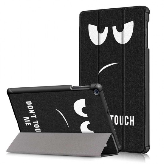Tri-Fold Pringting Tablet Case Cover for Samsung Galaxy Tab A 10.1 2019 T510 Tablet - Big Eyes Tri-Fold Pringting Tablet Case Cover for Samsung Galaxy Tab A 10.1 2019 T510 Tablet - Big Eyes