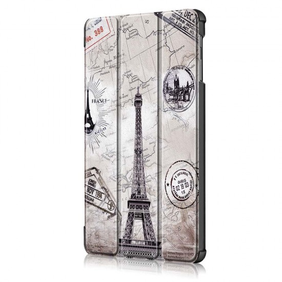 Tri-Fold Pringting Tablet Case Cover for Samsung Galaxy Tab A 10.1 2019 T510 Tablet - Tower Tri-Fold Pringting Tablet Case Cover for Samsung Galaxy Tab A 10.1 2019 T510 Tablet - Tower