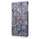 Tri-Fold Pringting Tablet Case Cover for Samsung Galaxy Tab A 10.1 2019 T510 Tablet - Tree Leaves