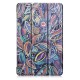 Tri-Fold Pringting Tablet Case Cover for Samsung Galaxy Tab A 10.1 2019 T510 Tablet - Tree Leaves