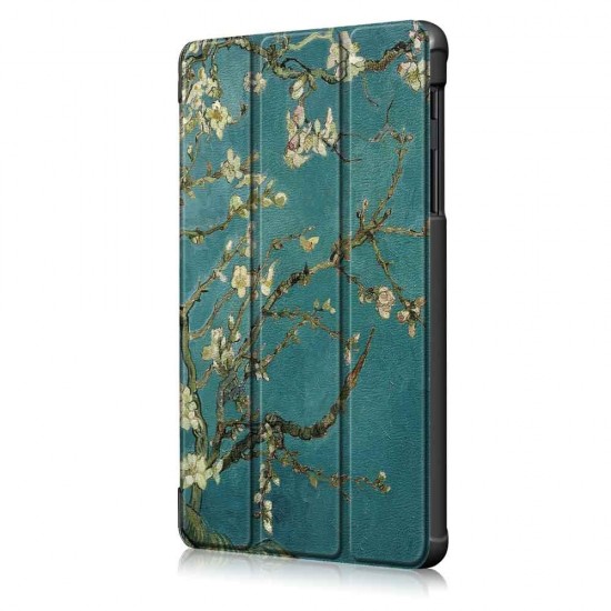 Tri-Fold Pringting Tablet Case Cover for Samsung Galaxy Tab A 8.0 2019 SM-P200 P205 Tablet - Apricot Blossom Tri-Fold Pringting Tablet Case Cover for Samsung Galaxy Tab A 8.0 2019 SM-P200 P205 Tablet - Apricot Blossom