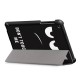Tri-Fold Pringting Tablet Case Cover for Samsung Galaxy Tab A 8.0 2019 SM-P200 P205 Tablet - Big Eyes