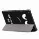 Tri-Fold Pringting Tablet Case Cover for Samsung Galaxy Tab S5E SM-T720 SM-T725 Tablet - Big Eyes