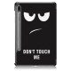 Tri-Fold Pringting Tablet Case Cover for Samsung Galaxy Tab S7 SM-T870 T875 Tablet - Big Eyes Version