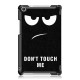 Tri Fold Printing Case Cover for 8 Inch Honor 5 Tablet Big Eyes