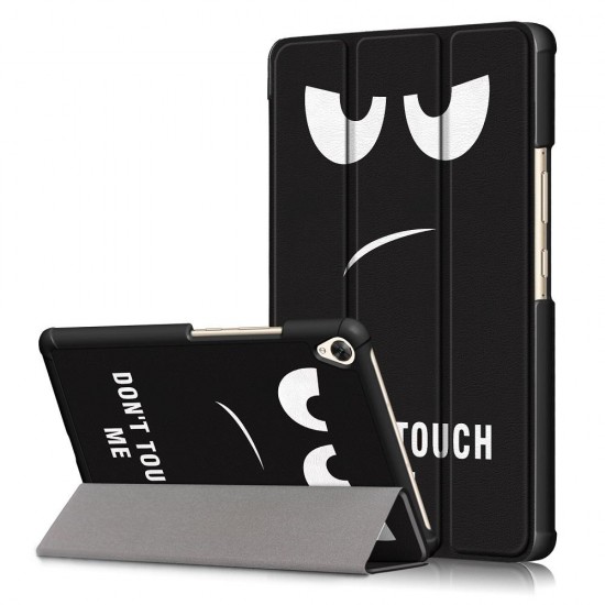 Tri Fold Printing Case Cover for 8.4 Inch Huawei Mediapad M6 Tablet Big Eyes Tri Fold Printing Case Cover for 8.4 Inch Huawei Mediapad M6 Tablet Big Eyes
