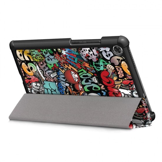 Tri-Fold Printing Tablet Case Cover for Lenovo M8 Tablet -Doodle Version Tri-Fold Printing Tablet Case Cover for Lenovo M8 Tablet -Doodle Version