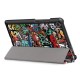 Tri-Fold Printing Tablet Case Cover for Lenovo M8 Tablet -Doodle Version