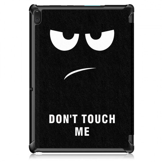 Tri-Fold Printing Tablet Case Cover for Lenovo Tab E10 Tablet - Big Eyes Tri-Fold Printing Tablet Case Cover for Lenovo Tab E10 Tablet - Big Eyes