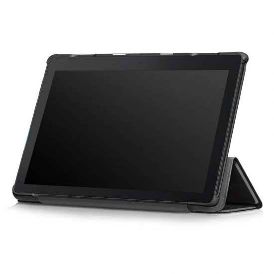 Tri-Fold Printing Tablet Case Cover for Lenovo Tab E10 Tablet - Big Eyes Tri-Fold Printing Tablet Case Cover for Lenovo Tab E10 Tablet - Big Eyes