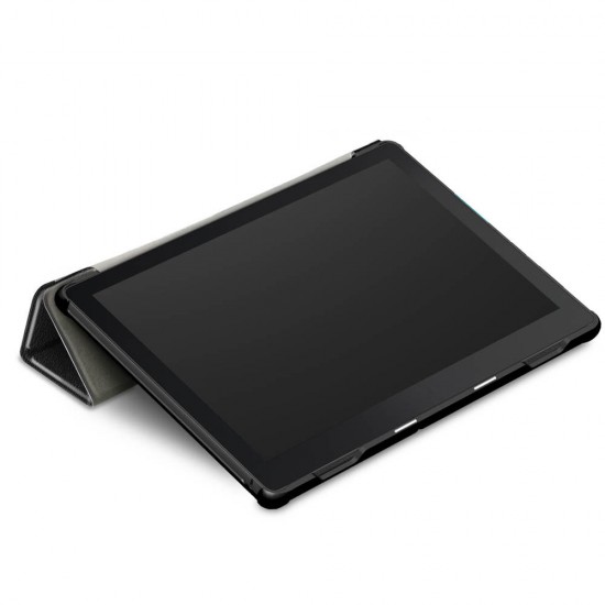 Tri-Fold Printing Tablet Case Cover for Lenovo Tab E10 Tablet - Big Eyes Tri-Fold Printing Tablet Case Cover for Lenovo Tab E10 Tablet - Big Eyes