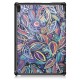 Tri-Fold Printing Tablet Case Cover for Lenovo Tab E10 Tablet - Tree leaves Tri-Fold Printing Tablet Case Cover for Lenovo Tab E10 Tablet - Tree leaves