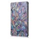 Tri-Fold Printing Tablet Case Cover for Lenovo Tab E10 Tablet - Tree leaves Tri-Fold Printing Tablet Case Cover for Lenovo Tab E10 Tablet - Tree leaves