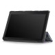 Tri-Fold Printing Tablet Case Cover for Lenovo Tab E10 Tablet - Tree leaves