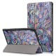 Tri-Fold Printing Tablet Case Cover for Lenovo Tab E10 Tablet - Tree leaves Tri-Fold Printing Tablet Case Cover for Lenovo Tab E10 Tablet - Tree leaves