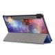 Tri-Fold Printing Tablet Case Cover for Samsung Tab S7 SM-T870 T875 - Galactics Version