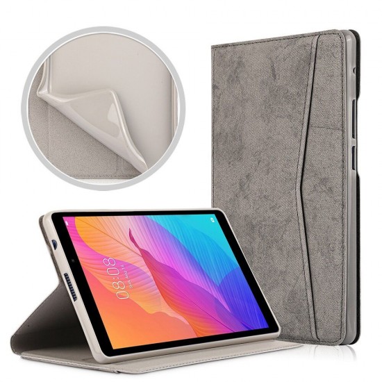 Tri-Fold TPU Leather Folding Stand Case Cover for 8 Inch Huawei MatePad T8 Tablet