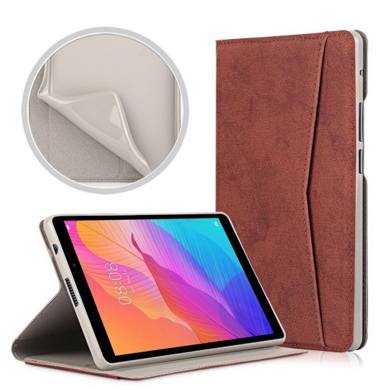 Tri-Fold TPU Leather Folding Stand Case Cover for 8 Inch Huawei MatePad T8 Tablet
