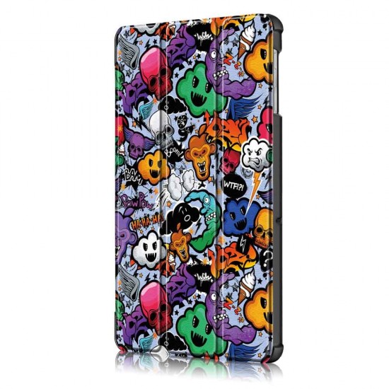 Tri-Fold Tablet Case Cover for Samsung Galaxy Tab S5E SM-T720 SM-T725 Tablet - Cloud Tri-Fold Tablet Case Cover for Samsung Galaxy Tab S5E SM-T720 SM-T725 Tablet - Cloud