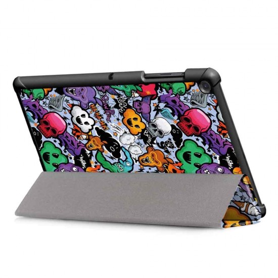 Tri-Fold Tablet Case Cover for Samsung Galaxy Tab S5E SM-T720 SM-T725 Tablet - Cloud Tri-Fold Tablet Case Cover for Samsung Galaxy Tab S5E SM-T720 SM-T725 Tablet - Cloud