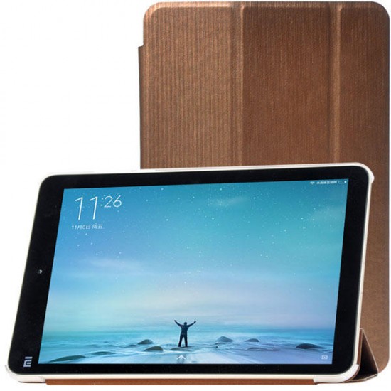 Tri-fold Folio PU Leather Case Cover For Mipad 2