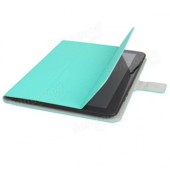 Tri-fold Ultra Thin Folio PU Leather Folding Stand Case For PIPO M9