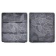 Ultra Thin three fold Maple leaf texture Tablet case cover for Kindle Oasis