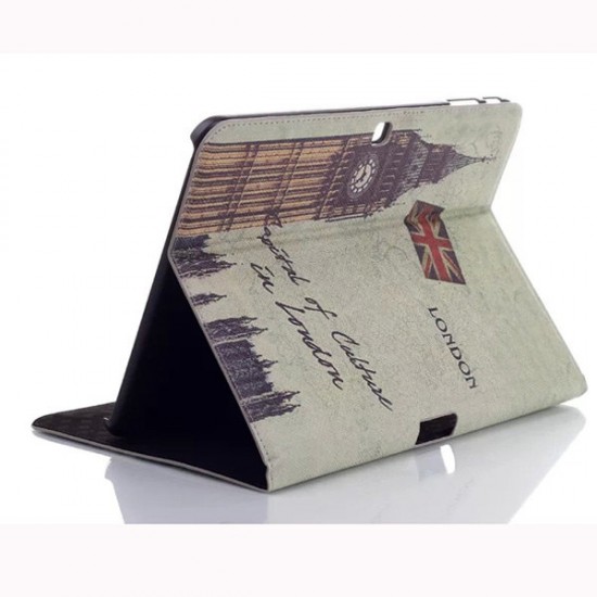 Vintage Design Folding Stand Case Cover For Samsung Galaxy Tab4 T530 Vintage Design Folding Stand Case Cover For Samsung Galaxy Tab4 T530