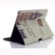 Vintage Design Folding Stand Case Cover For Samsung Galaxy Tab4 T530