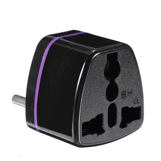 10A 250V Universal to EU Travel Power Outlet Adapter Plug Socket Converter