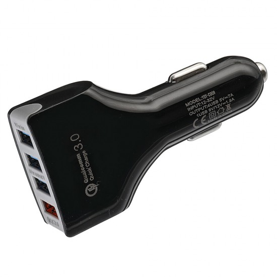 4 USB QC3.0 3.1A Fast Charger Car Charger for Tablet Smartphone