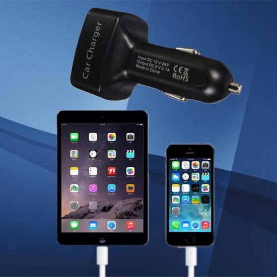 4in1 3.1A Dual Usb Car Charger Adapter Socket With LED Tester Volt Meterr 4in1 3.1A Dual Usb Car Charger Adapter Socket With LED Tester Volt Meterr