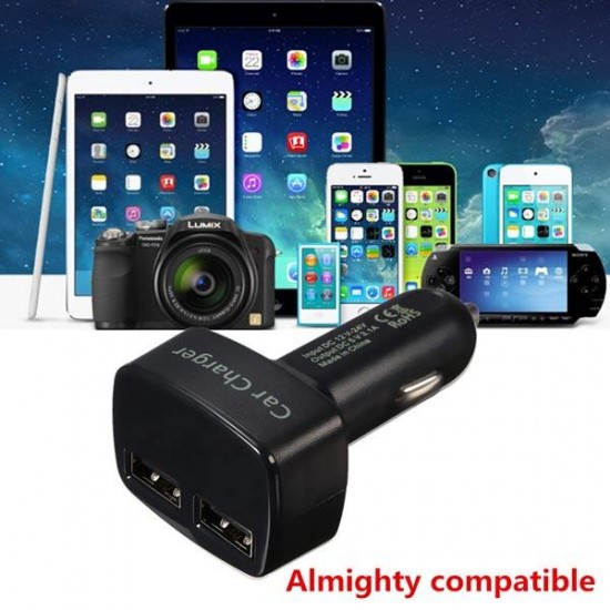 4in1 3.1A Dual Usb Car Charger Adapter Socket With LED Tester Volt Meterr 4in1 3.1A Dual Usb Car Charger Adapter Socket With LED Tester Volt Meterr