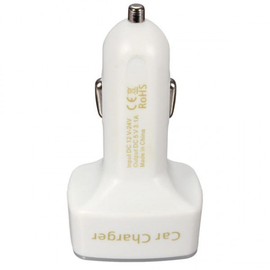 4in1 3.1A Dual Usb Car Charger Adapter Socket With LED Tester Volt Meterr 4in1 3.1A Dual Usb Car Charger Adapter Socket With LED Tester Volt Meterr