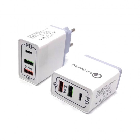 5V 2.4A QC 3.0 USB Charger Power Adapter For Smartphone Tablet PC 5V 2.4A QC 3.0 USB Charger Power Adapter For Smartphone Tablet PC